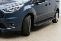 Volkswagen Caddy 2020– Sānu kāpšļi Tayga Black (2 gab., alumīnijs) foto 1