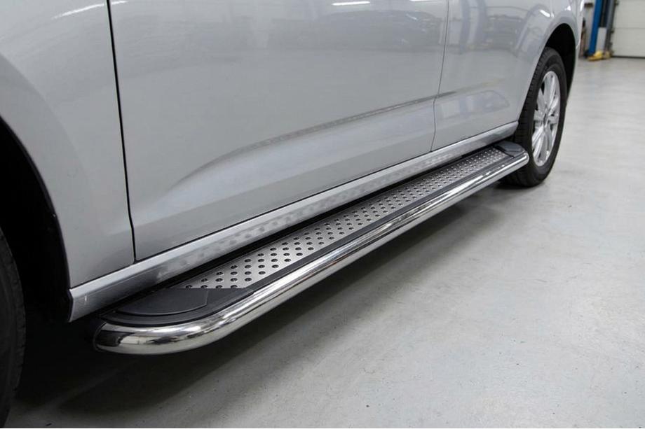 Volkswagen Caddy 2020– Sānu sliekšņi Maydos V2 (2 gab., alumīnijs / nerūsējošais tērauds) Image