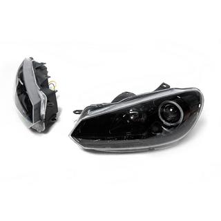 Priekšējie lukturi Black (2 gab., LED) Volkswagen Golf 6 2008–2014 foto 2