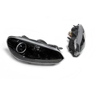 Priekšējie lukturi Black (2 gab., LED) Volkswagen Golf 6 2008–2014 foto 3