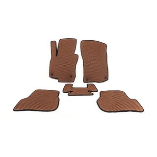 EVA auto paklājiņi (ķieģeļu raksts) Skoda Octavia II A5 2006–2010 foto 1