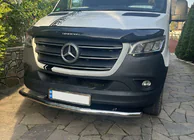 Mercedes Sprinter W907/W910 2018– Priekšējais aizsargstienis ST008 (nerūsējošais tērauds) foto 1