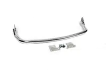 Hyundai Santa Fe 2 2006–2012 Aizmugurējais aizsargstienis AK005 (2 gab., nerūsējošais tērauds) foto 3