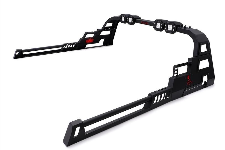 Volkswagen Amarok 2010–2022 Dakar rollbars ar LED (bez rullo žalūzijām) Image