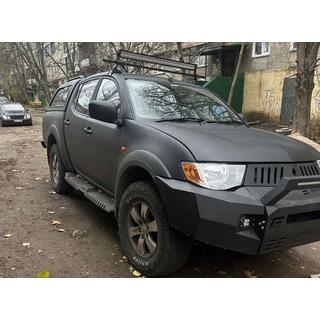 Dakar V2 sānu sliekšņi ar LED (2015-2019, 2 gab., metāls) foto 2