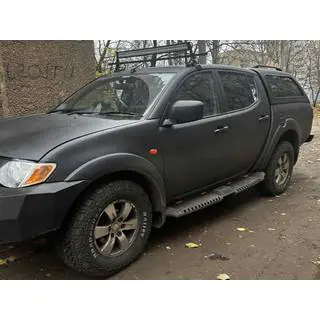 Dakar V2 sānu sliekšņi ar LED (2015-2019, 2 gab., metāls) foto 1
