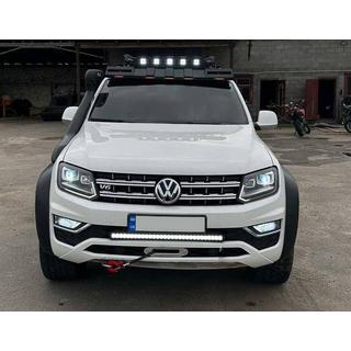 Priekšējā stikla vizieris jumta bagāžniekam DAKAR (LED) SsangYong Musso ІІ 2018– foto 1
