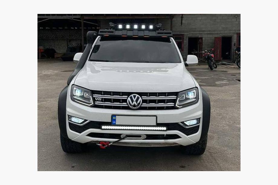 SsangYong Musso II 2018– Priekšējā stikla vizieris jumta bagāžniekam DAKAR (LED) Image