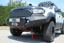 Ford Ranger 2011–2022 Priekšējais bamperis ar kartera aizsargu Dakar (2015-2022) foto 2