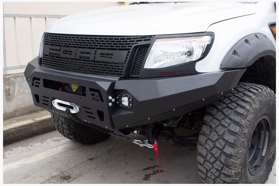 Ford Ranger 2011–2022 Priekšējais buferis ar kartera aizsargu Dakar (2011-2015) Foto 1