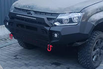 Volkswagen Amarok 2010–2022 Priekšējais bamperis Dakar foto 3