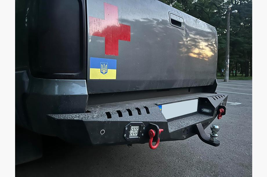 Volkswagen Amarok 2010–2022 Aizmugurējais buferis Dakar V1 Foto 2