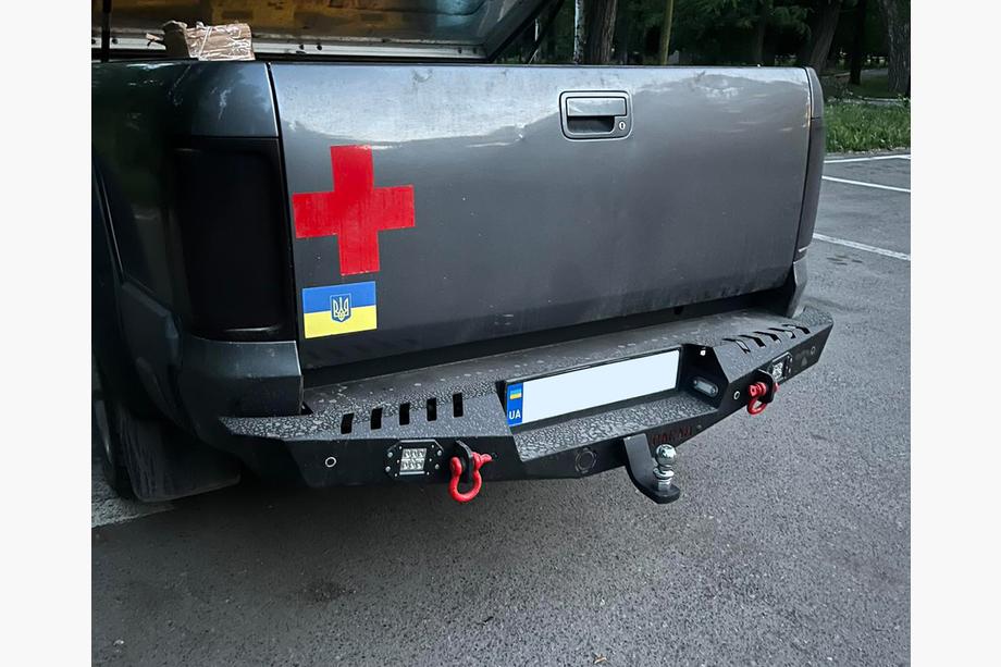 Volkswagen Amarok 2010–2022 Aizmugurējais buferis Dakar V1 Foto 1