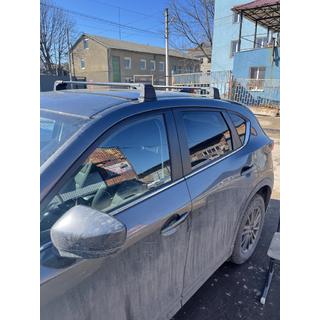 Jumta šķērsstieņi oriģinālajos stiprinājuma punktos (2 gab., alumīnijs) Mazda CX-5 2017–2025 foto 2