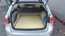 Volkswagen Passat B7 2012–2015 Bagāžnieka paklājiņš (EVA, bēšs) SW foto 3