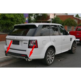 Izplūdes uzgaļi V2 (2 gab., nerūsējošais tērauds) Range Rover Sport 2005–2013 foto 1