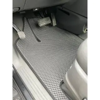 Auto paklājiņi (3 rindas, EVA, melni) foto 3