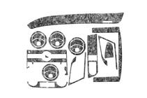 Chevrolet Aveo T250 2005–2011 Paneļa uzlikas (mazais komplekts) Alumīnijs foto 2