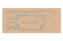 Honda CRV 2007–2011 Dekoratīvā uzlika uz paneļa foto 2