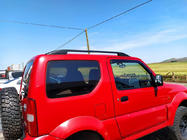 Suzuki Jimny 1998–2018 Jumta reliņi Skyport (melni) foto 1