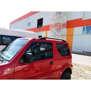Jumta reliņi Skyport (melni) Suzuki Jimny 1998–2018 foto 4