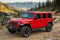 Jeep Wrangler 2018– Sānu pakāpieni Bosphorus Black (2 gab., alumīnijs) foto 1
