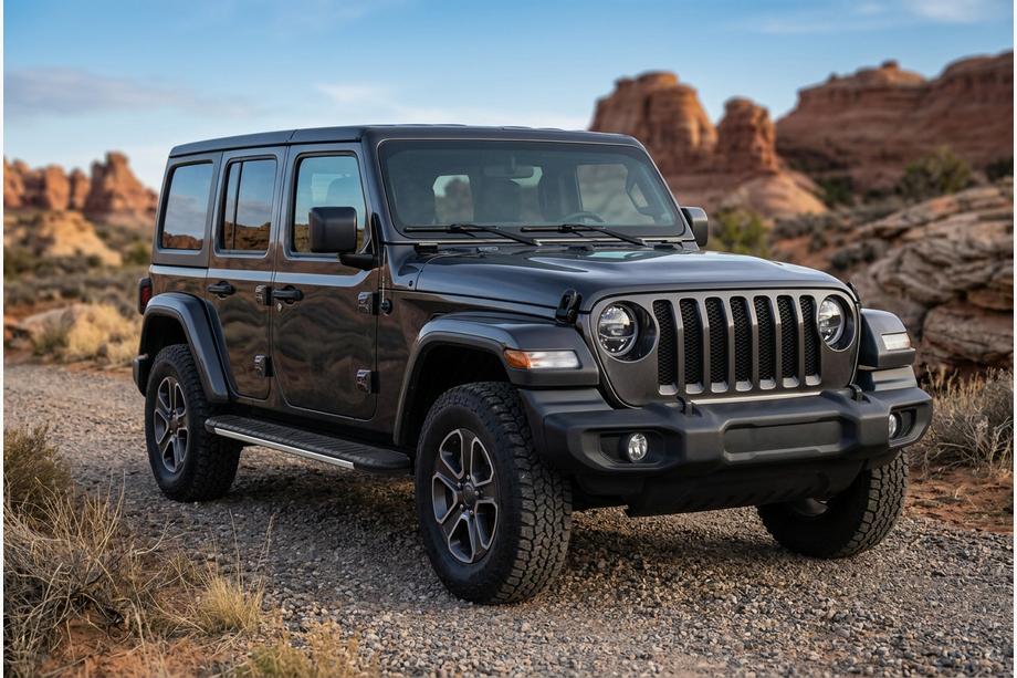 Jeep Wrangler 2018– Sānu pakāpieni Bosphorus Grey (2 gab., alumīnijs) Image
