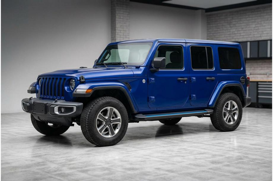 Jeep Wrangler 2018– Sānu pakāpieni Maya Blue (2 gab., alumīnijs) Image