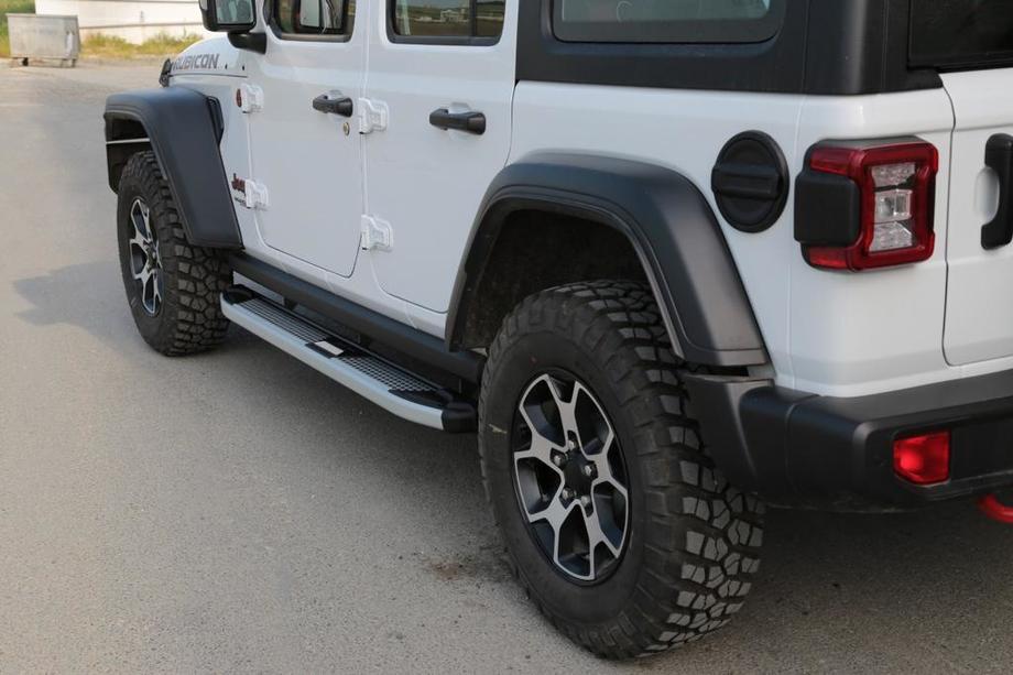 Jeep Wrangler 2018– Mevsim Grey sānu pakāpieni (2 gab., alumīnijs) Image