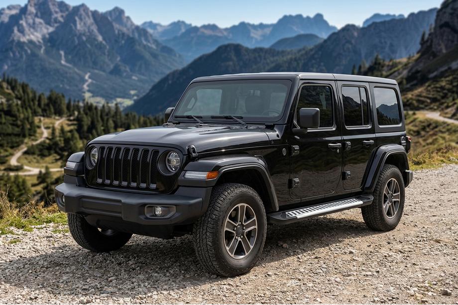 Jeep Wrangler 2018– Sānu sliekšņi Line (2 gab., alumīnijs) Image