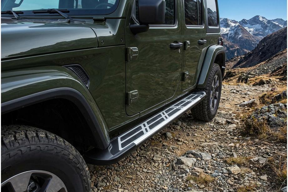 Jeep Wrangler 2018– Sānu sliekšņi Sunrise (2 gab., alumīnijs) Image