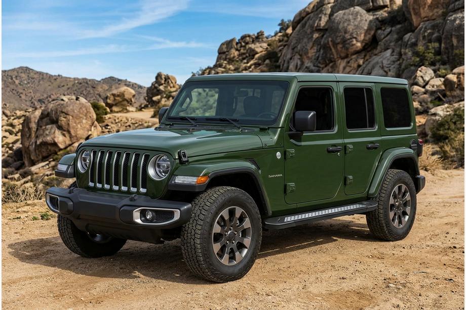 Jeep Wrangler 2018– Sānu pakāpieni Vision New Black (2 gab., alumīnijs) Image