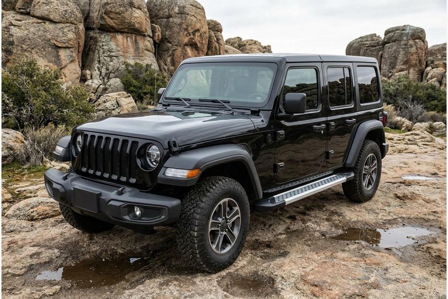 Jeep Wrangler 2018– Sānu pakāpieni Vision New Grey (2 gab., alumīnijs) Image