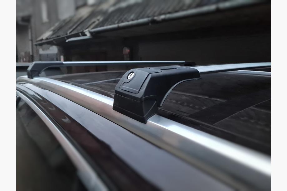 Audi Q7 2015–2026 Jumta šķērsstieņi integrētajiem jumta reliņiem Skybar (2 gab.) Melns Image