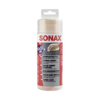 Sonax sintētiskās zamšādas lupatiņa tūbiņā 43x32 cm foto 3
