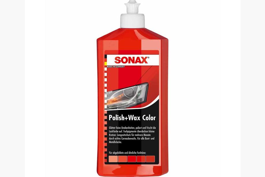 Sonax NanoPro krāsainā pulēšanas pasta ar vasku sarkana 250 ml Image