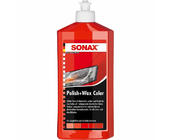 Sonax NanoPro krāsainā pulēšanas pasta ar vasku sarkana 500 ml foto 1