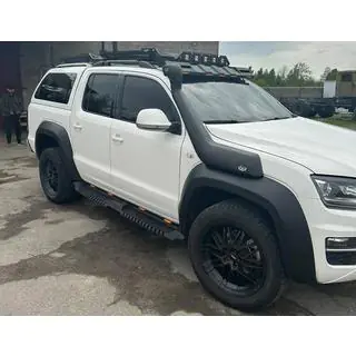 Priekšējā stikla vizieris jumta bagāžniekam DAKAR (LED) Volkswagen Amarok 2010–2022 foto 4