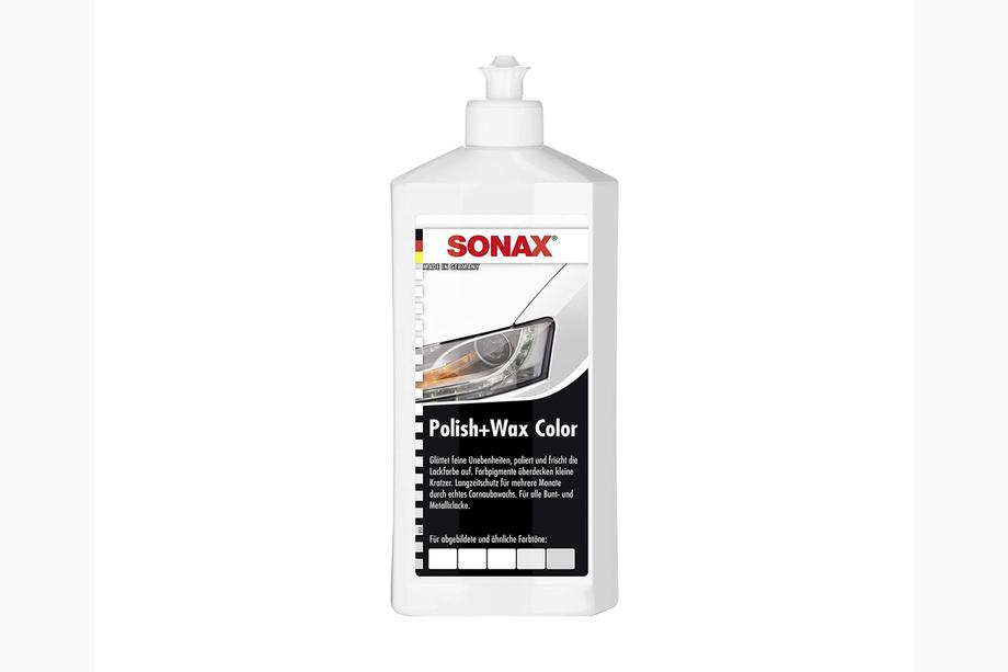 Sonax NanoPro krāsainā pulētājpasta ar vasku, balta, 500 ml Image
