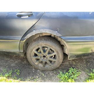 Spārnu arku uzlikas (4 gab., melnas, ABS plastmasa) foto 4