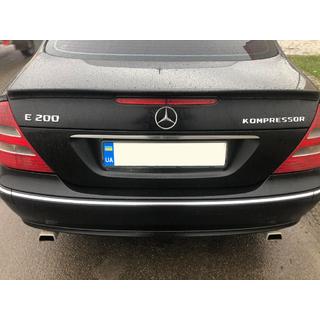 Aizmugures emblēma Mercedes E-class W211 2002–2009 foto 2