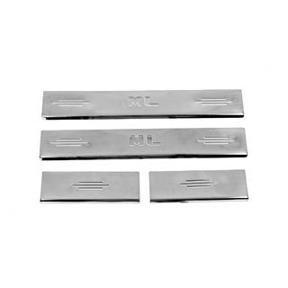 Carmos V2 sliekšņu uzlikas (4 gab., nerūsējošais tērauds) Mercedes ML W164 2005–2011 foto 2