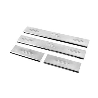 Carmos V2 sliekšņu uzlikas (4 gab., nerūsējošais tērauds) Mercedes ML W164 2005–2011 foto 1