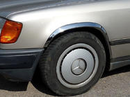 Mercedes E-klase W124 1984–1997 Riteņu arku uzlikas 1985-1989 (4 gab., nerūsējošais tērauds) foto 1