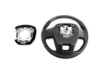 Toyota Land Cruiser 200 2007–2021 Stūre ar drošības spilvenu 2025 dizains (dabīgais oglekļa šķiedras karbons) foto 5