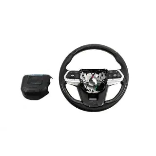 Stūre ar drošības spilvenu 2025 dizains (dabīgais oglekļa šķiedras karbons) Toyota Land Cruiser 200 2007–2021 foto 4