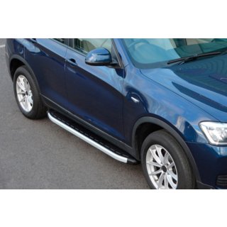 Sānu pakāpieni Fullmond (2 gab., alumīnijs) BMW X3 F25 2011–2018 foto 1