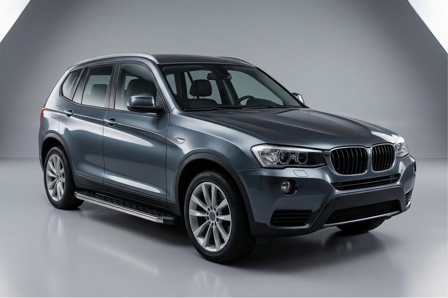 BMW X3 F25 2011–2018 Sānu pakāpieni BlackLine (2 gab., alumīnijs) Image
