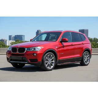 Sānu pakāpieni Maya Red (2 gab., alumīnijs) BMW X3 F25 2011–2018 foto 1