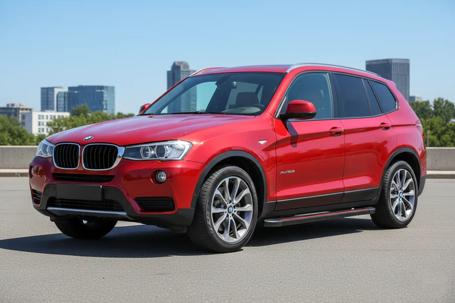 BMW X3 F25 2011–2018 Sānu pakāpieni Maya Red (2 gab., alumīnijs) Image